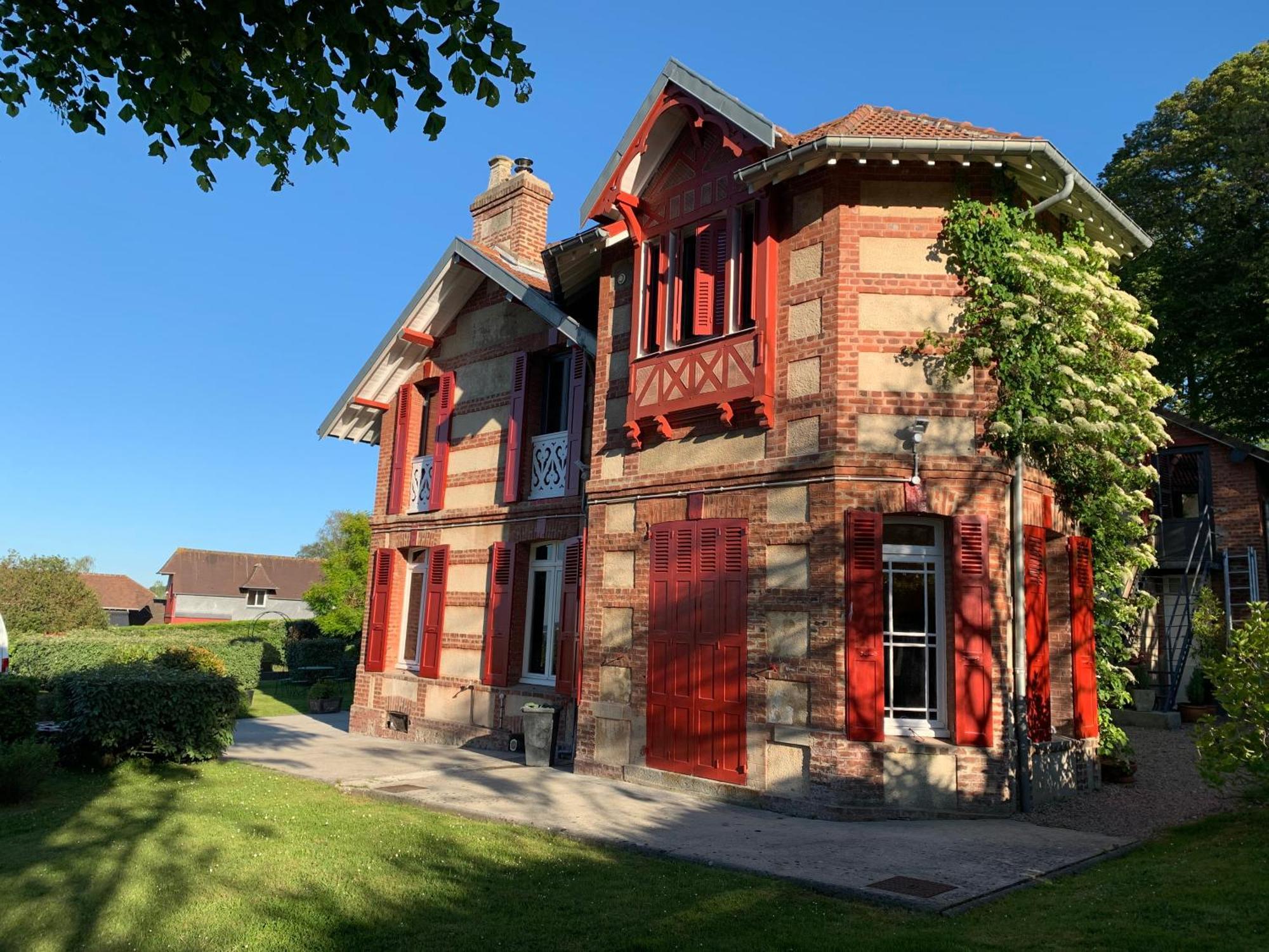 La Villa Des Rosiers Cricqueboeuf ภายนอก รูปภาพ